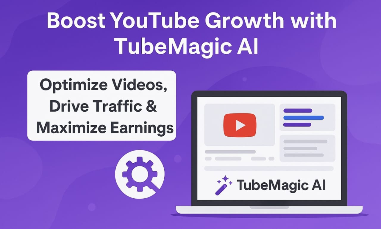 TubeMagic AI boosts YouTube SEO and channel growth.