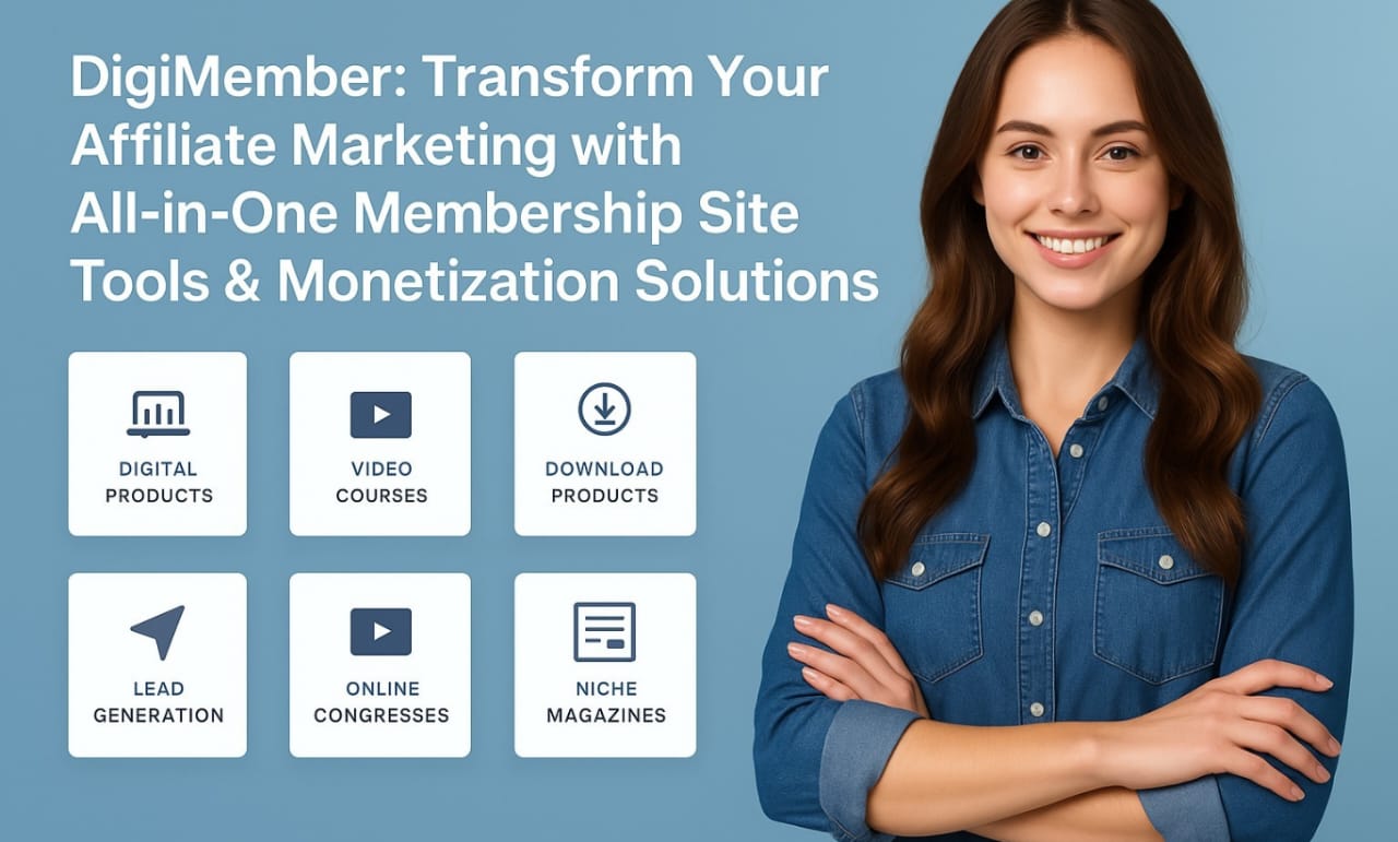 Digimember affiliate tools for membership sites and courses.