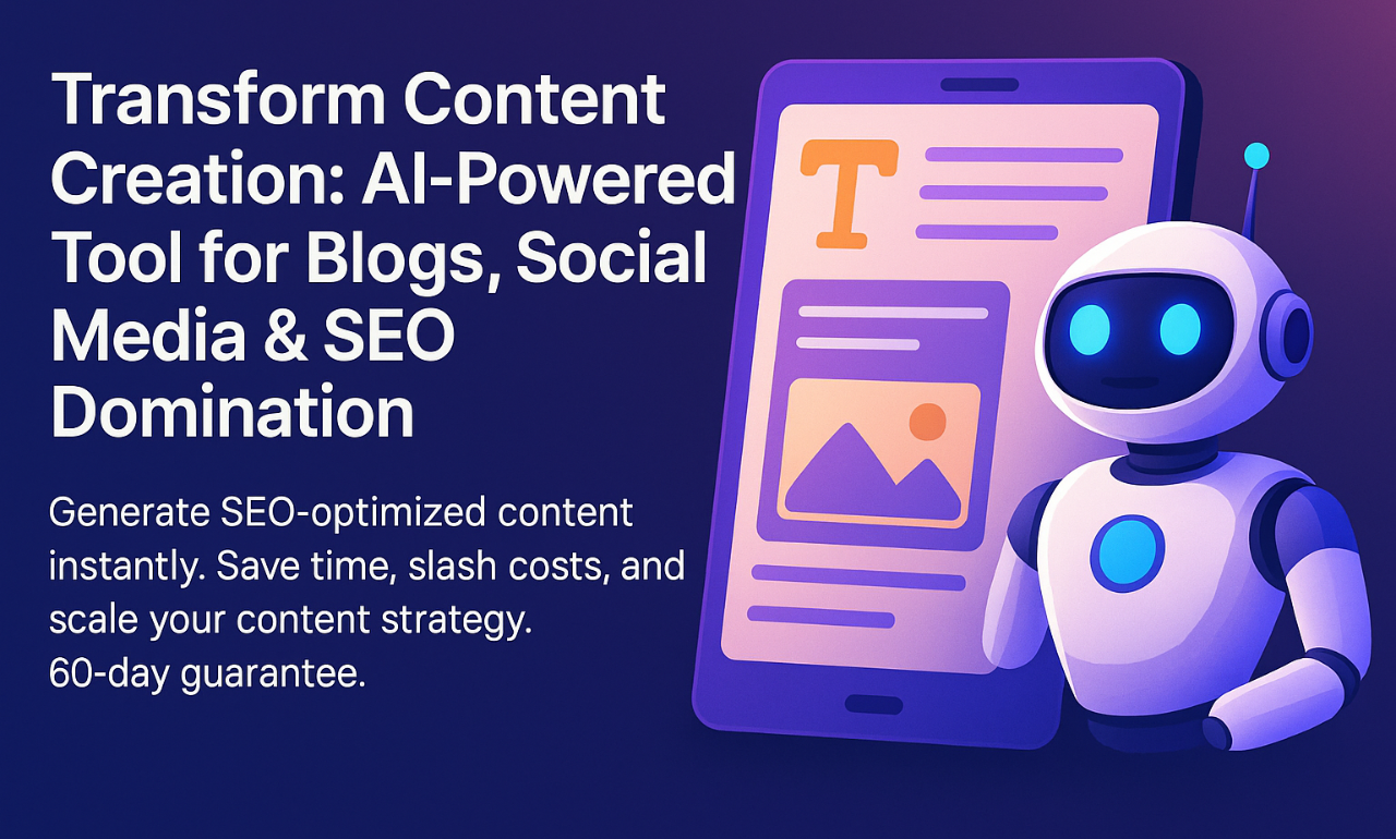 AI content generator tool for SEO and blogs