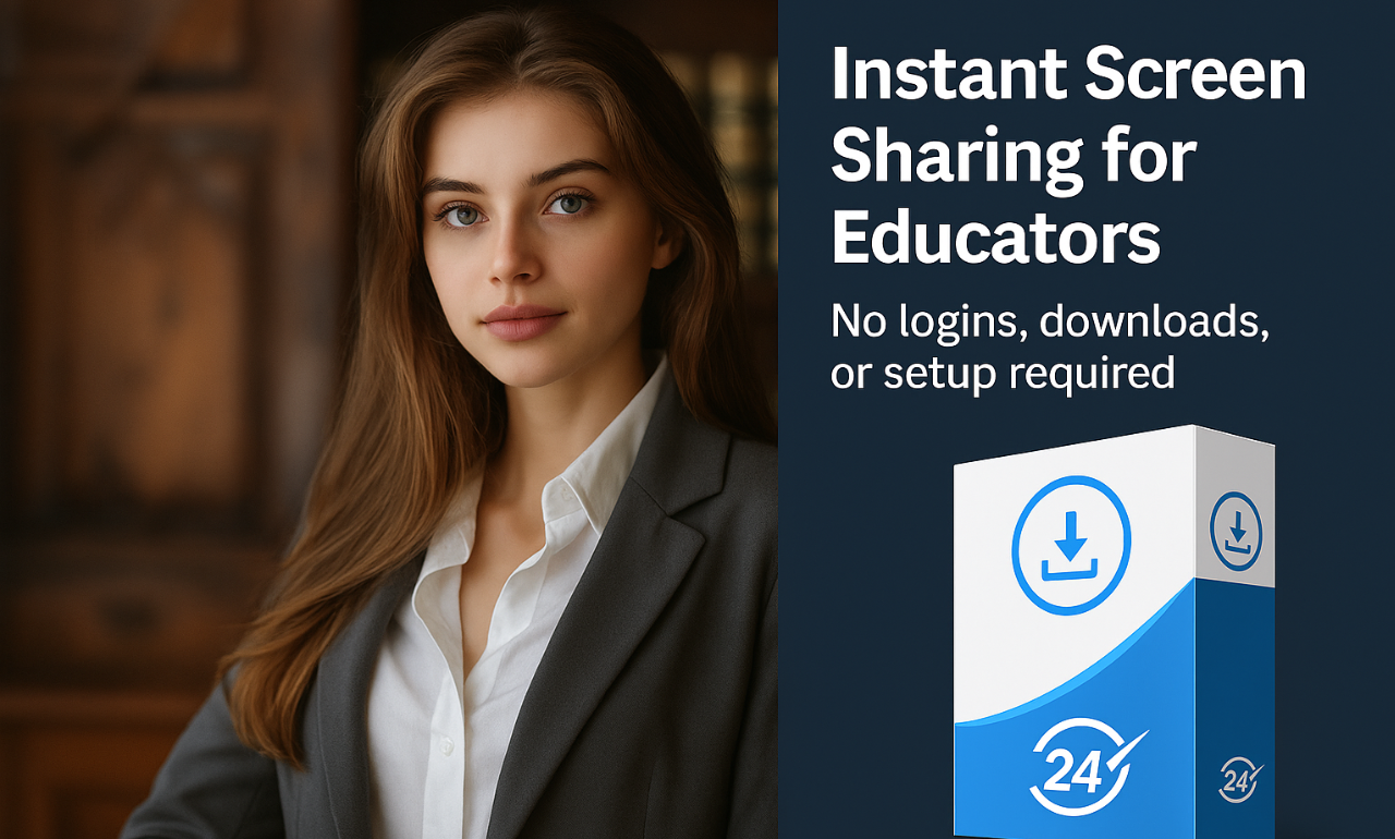 TeacherCast: Instant browser-based screen sharing for educators.