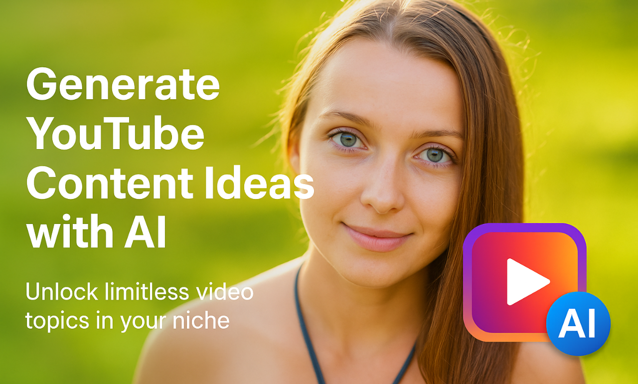 AI YouTube tool generates trending content ideas fast.