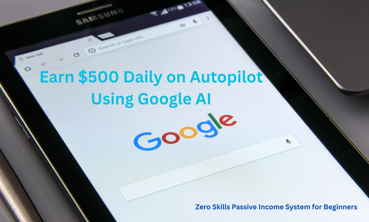 Google AI passive income: $500/day for beginners zero skills